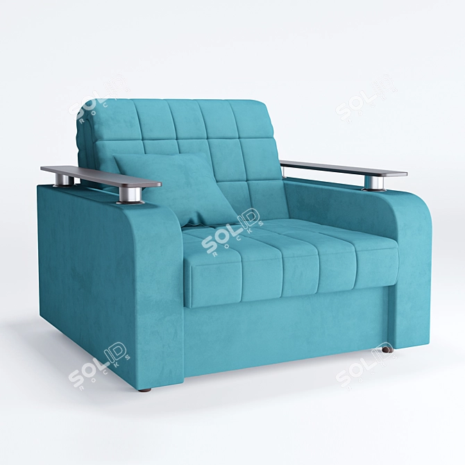 Karina 044 Chair Bed: Comfortable, Stylish, and Space-Saving 3D model image 1