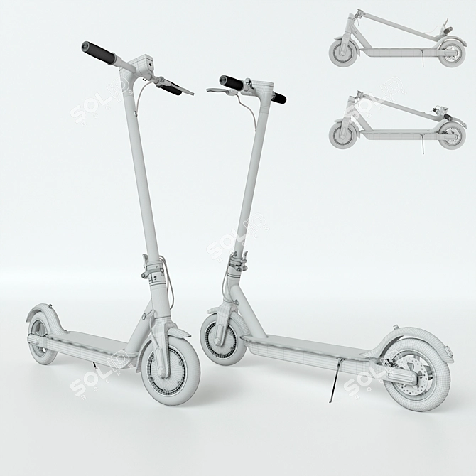 Xiaomi Mijia Electric Scooter 3D model image 2