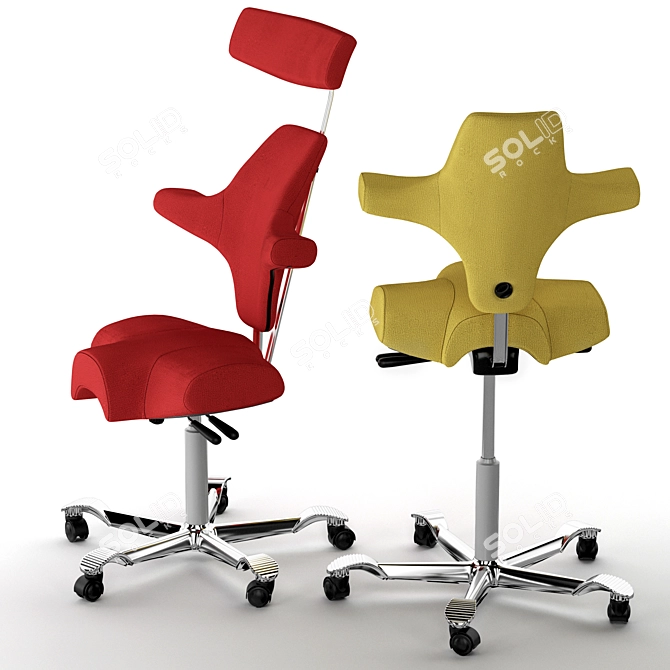 HAG Capisco: Dynamic Office Chair 3D model image 1