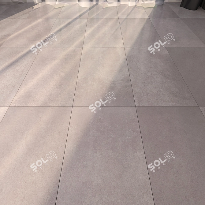 Luxury Marble Floor Tiles 3D model image 1