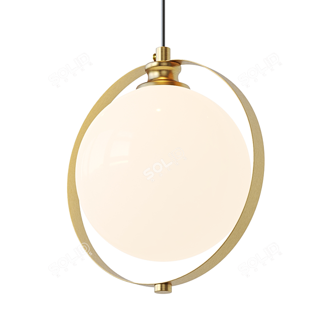 Spherical Pendant Lamp: Lampatron POISE 3D model image 2