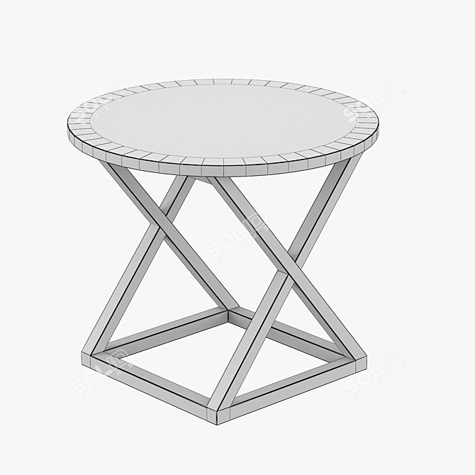 Jamaica Loft Table: Luxury Furniture for Your Dream Interior 3D model image 3