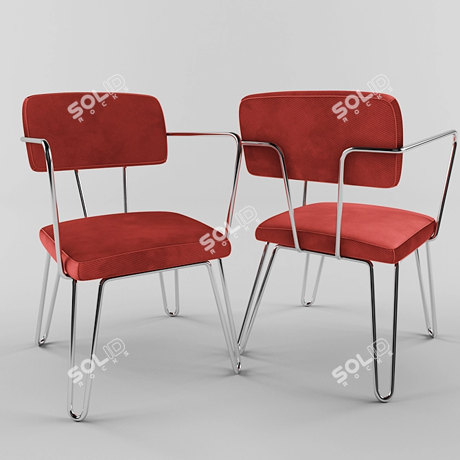 Modern, Ergonomic Chair 3D model image 1