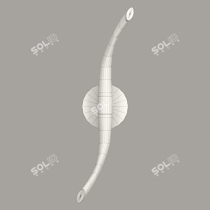 Harmonious OM Sconce in Mantra ARMONIA Series 3D model image 2