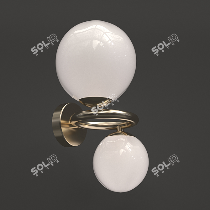 Elegant Vistosi Puppet Ring Pendant 3D model image 1