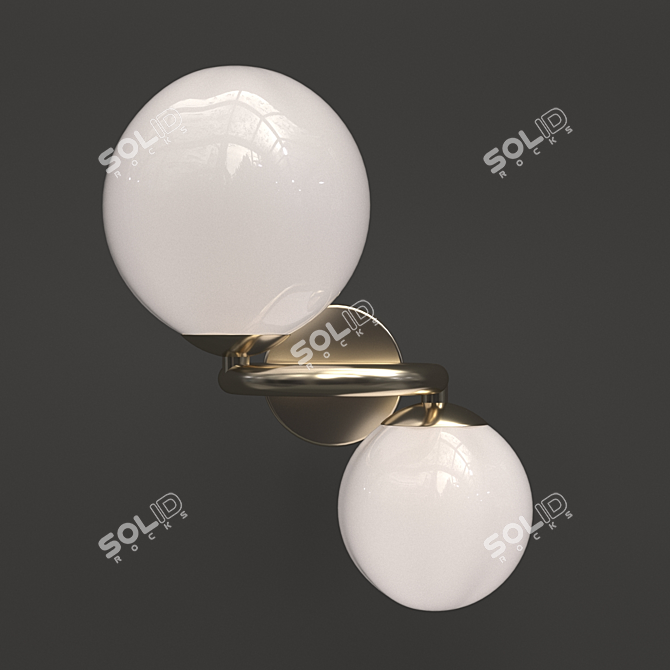 Elegant Vistosi Puppet Ring Pendant 3D model image 2