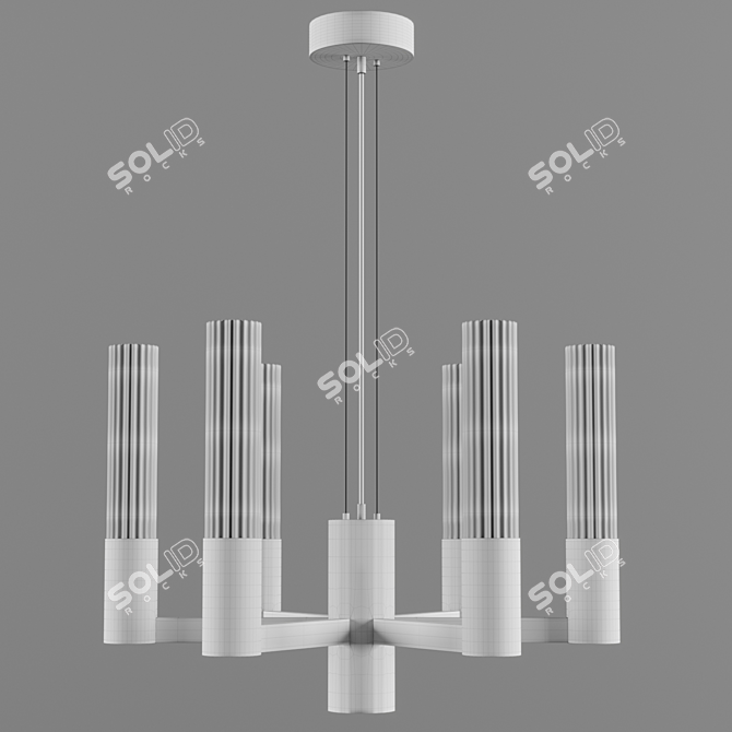 Elegant Infinity Chandelier: ILFARY Factory 3D model image 3