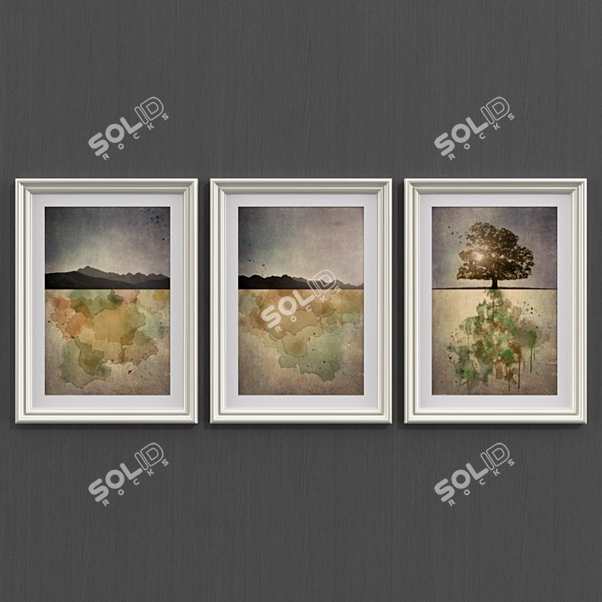 Modern Collection №152 - Horizon Tree 3D model image 2