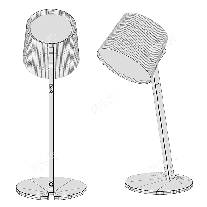SEYVAA Minimalist Desk Lamp 3D model image 3
