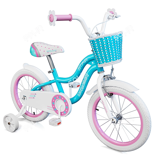 Royal Baby Stargirl Kids Bike - 14" Steel Frame 3D model image 1