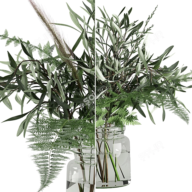 Blooming Spring Bouquet 3D model image 2