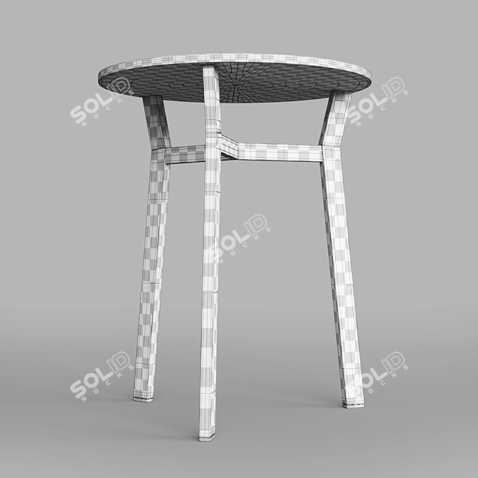 Sleek Sputnik Table Set 3D model image 3