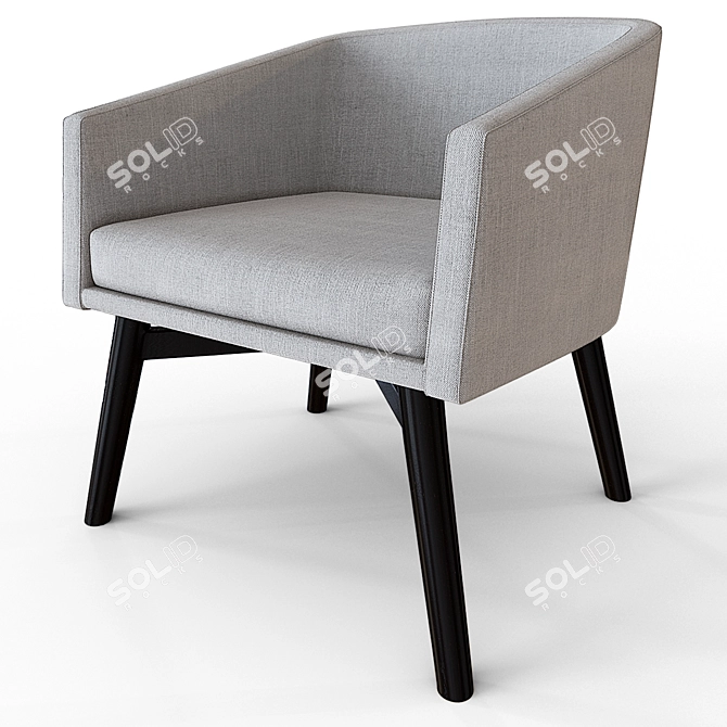 Lolyta Due Chairs: Elegant and Functional 3D model image 1