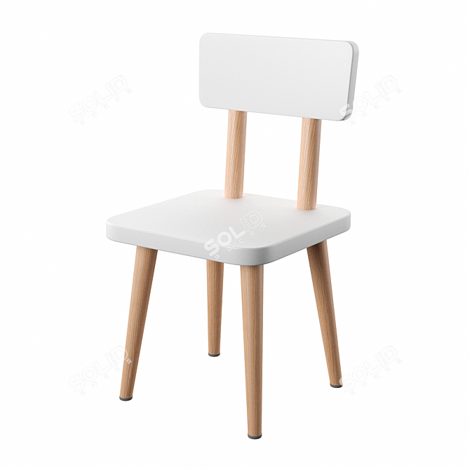 KK Home Baby Chair - Comfortable and Stylish 3D model image 1