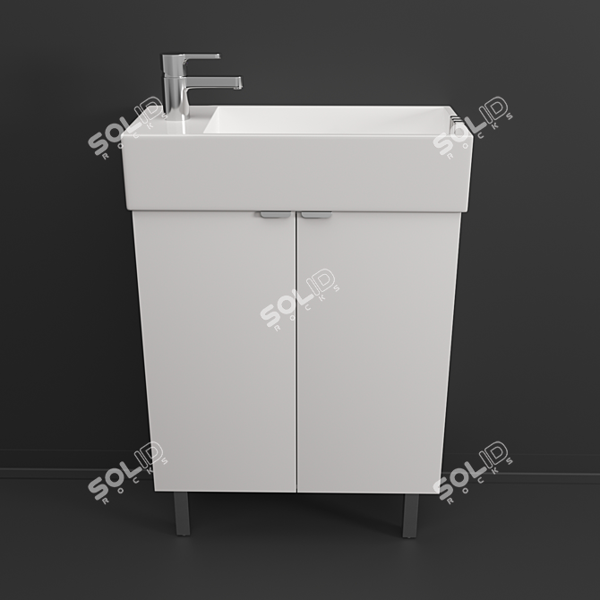 IKEA LILLANGEN Bathroom Sink Cabinet 3D model image 1