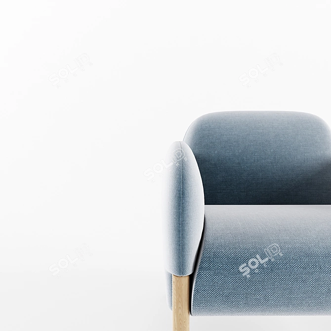 Join Armchair: Sleek Design, Ultimate Comfort 3D model image 3