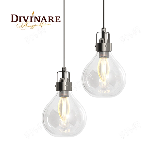 Title: Houston 1001Q16 Pendant Light 3D model image 1