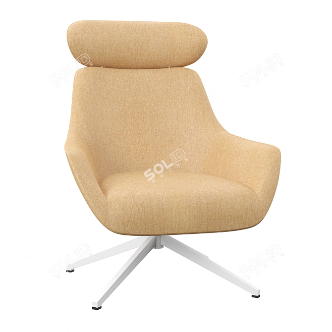 Brady Swivel Lounge Chair 3D model image 2