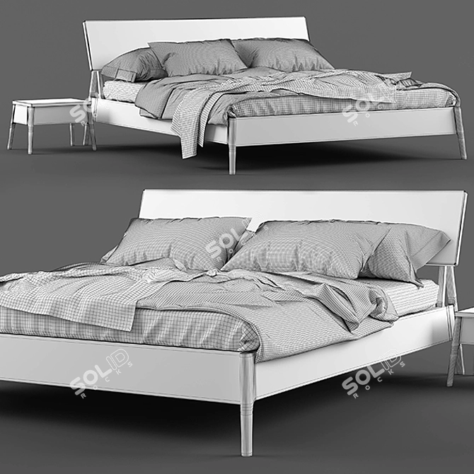 Modern Ethnicraft Air Bed Set 3D model image 3