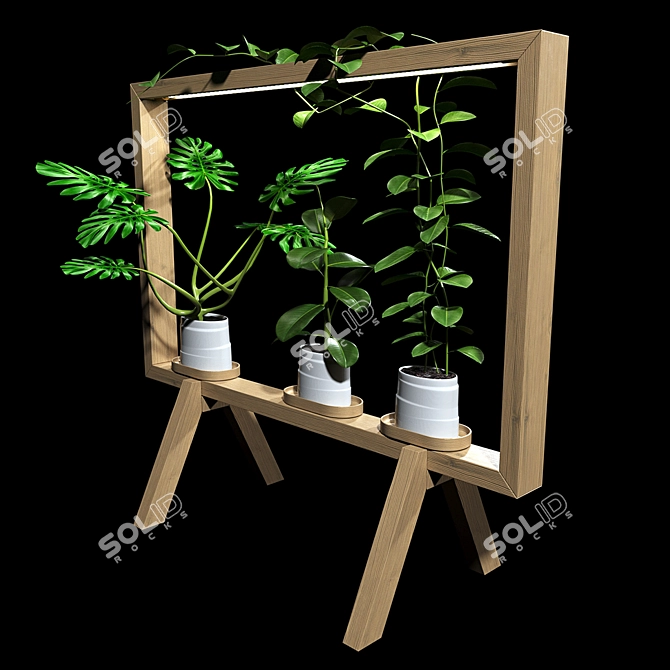 Green Oasis: Complete Plant Set 3D model image 1