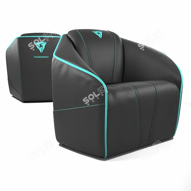 Ultimate Gamer's Throne: ThunderX3 US5 3D model image 1