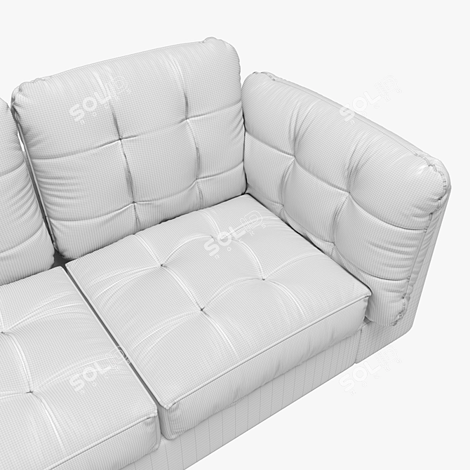 Elegant Sofa Bed MOOM 3D model image 3