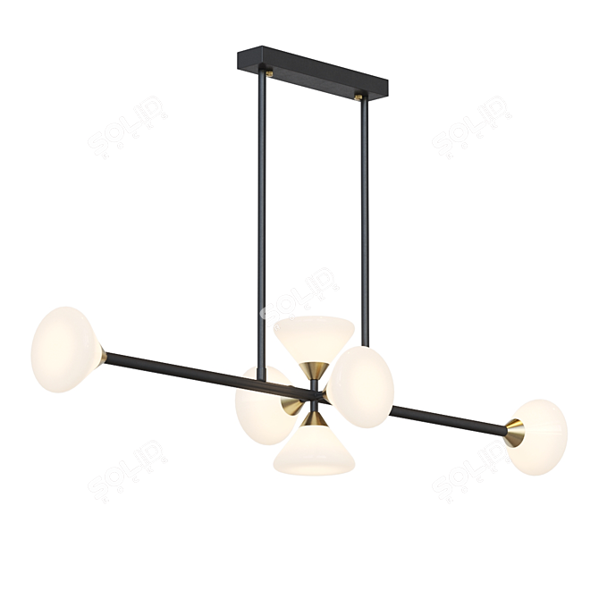 Sleek Conical Lamp - Lampatron TOWN 3D model image 2