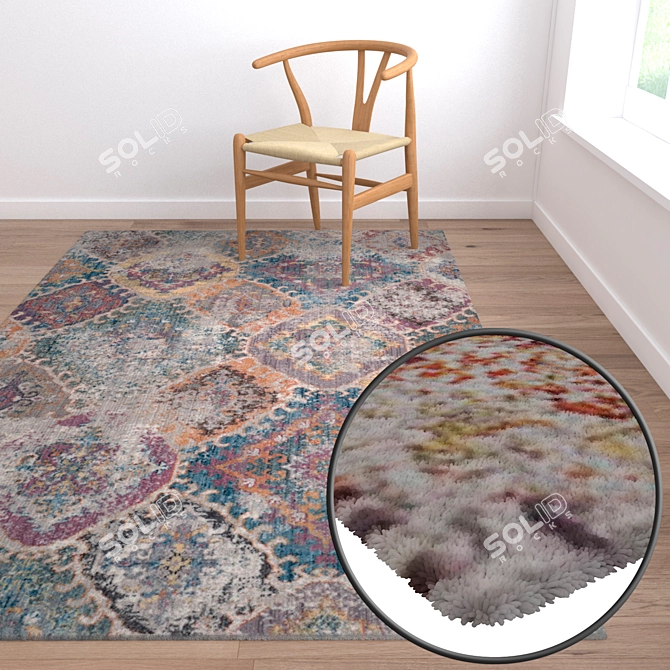 Luxury Carpets Collection 3D model image 2