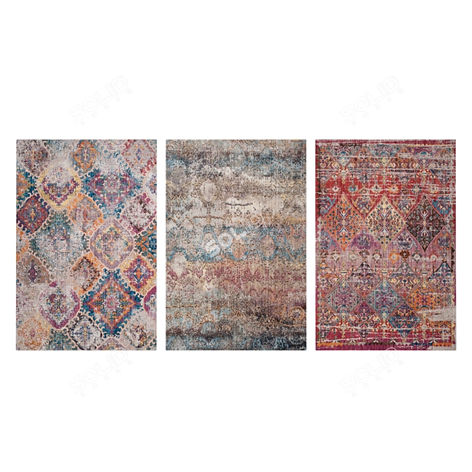 Luxury Carpets Collection 3D model image 3