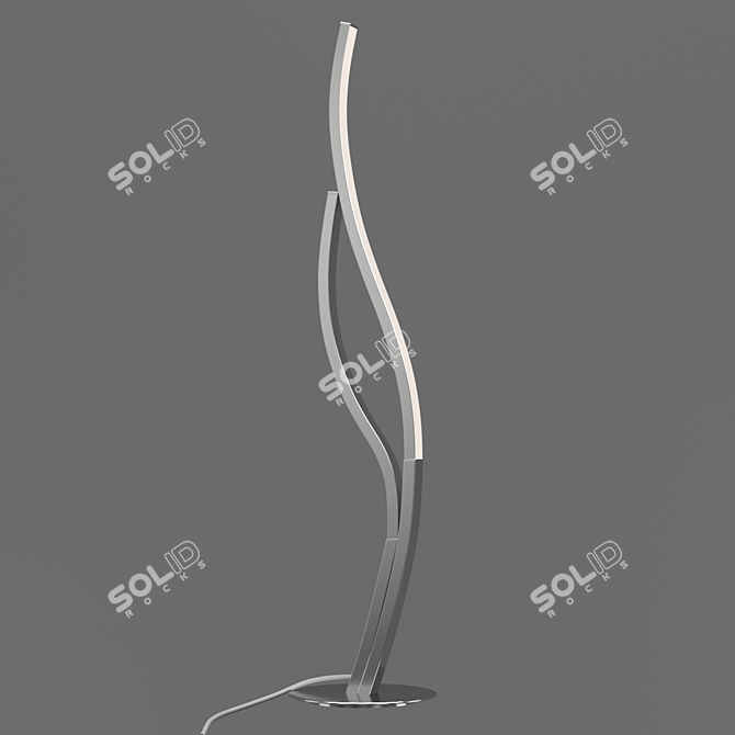 Luxury OM Mantra Table Lamp 3D model image 1