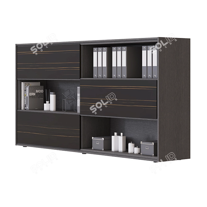 Stylish LAS ELITE Cabinets 3D model image 2