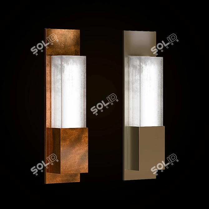 Moonlit Elegance Wall Light 3D model image 1