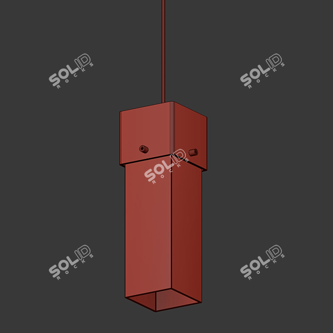 Rustic Glory Pendant Light 3D model image 2