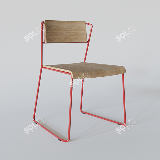 Creative Transit Chair 3D model image 1