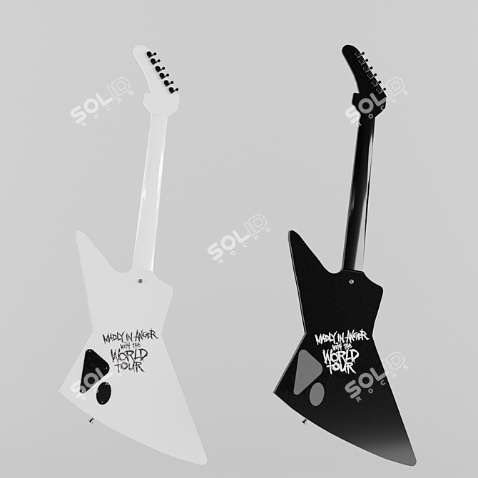ESP MX250 Guitar: Classic Style and Unmatched Quality 3D model image 2