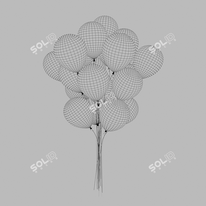 4k PBR Balloon Textures 3D model image 2