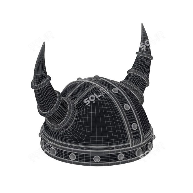 Elite Warrior Helmet: PBR 4k Texture 3D model image 3