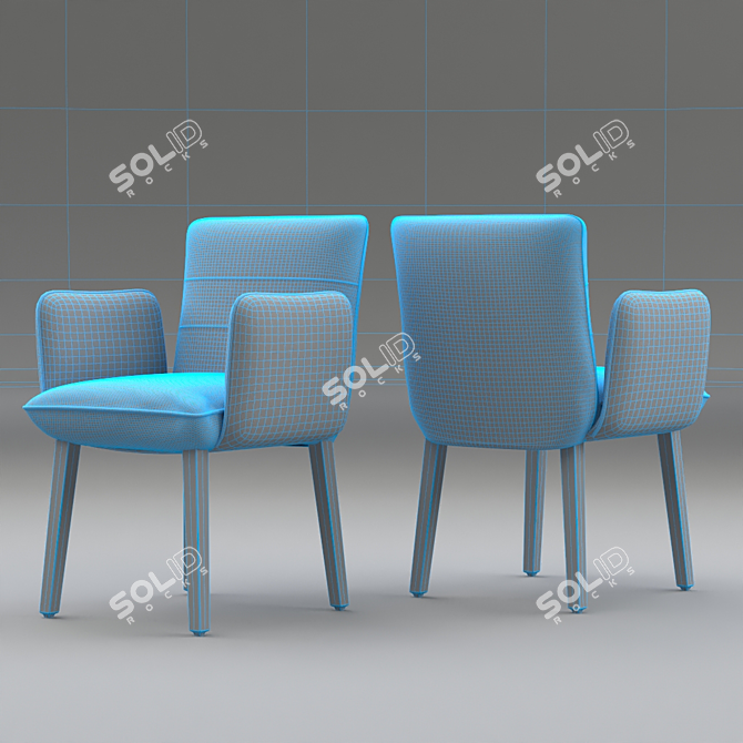 Sleek PMP Specter Table 3D model image 2