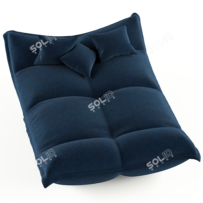 Versatile Modern Sofa Bed 3D model image 2