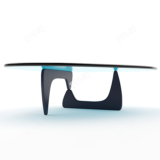 Vitra Coffee Table: Sleek, Modern Design 3D model image 2