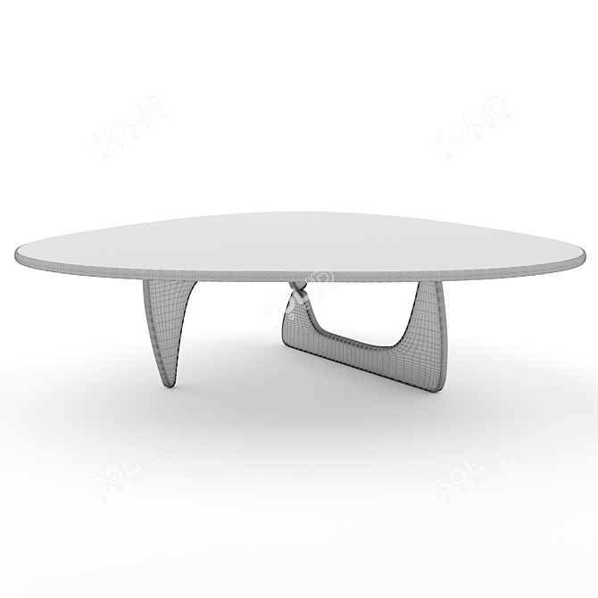 Vitra Coffee Table: Sleek, Modern Design 3D model image 3