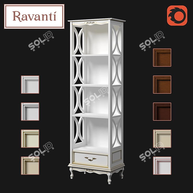 Ravanti Rack No. 2 - Stylish and Versatile 3D model image 1