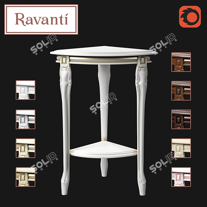 Ravanti OM Stand - Flower Holder №8-2 3D model image 1