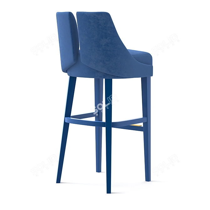 Elegant Polaire Barstool: Contemporary Design 3D model image 2