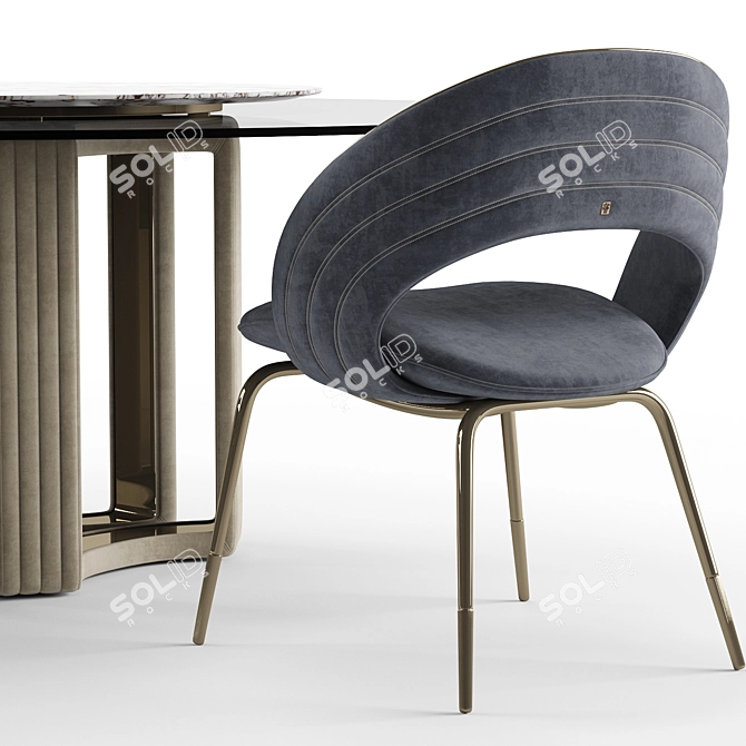 Kylo Chair and Table - Aesthetic Elegance 3D model image 2