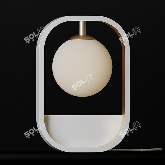 Avola Gold and Silver Wall Sconce 3D model image 1