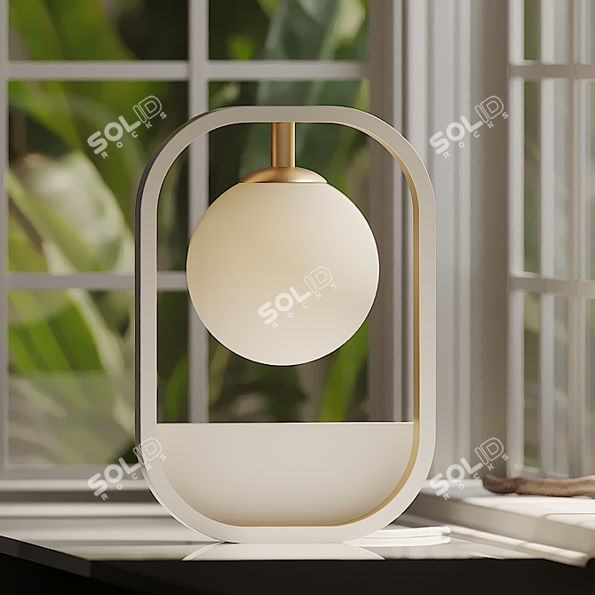 Avola Gold and Silver Wall Sconce 3D model image 3