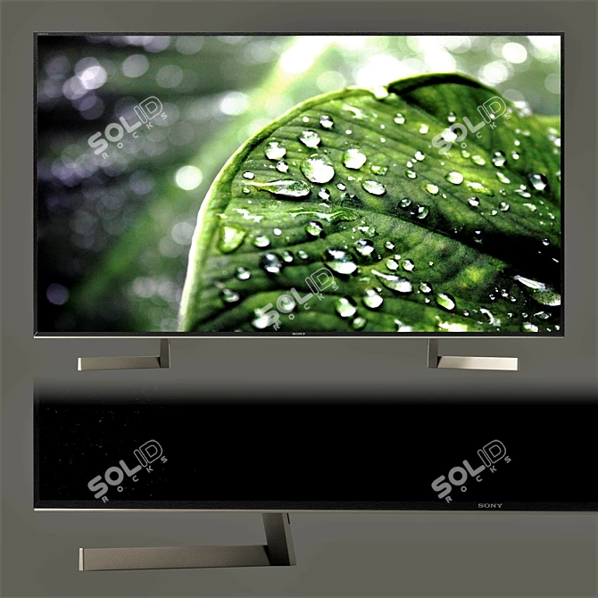 Sony KD-49XF9005 49" 4K HDR Smart TV 3D model image 1