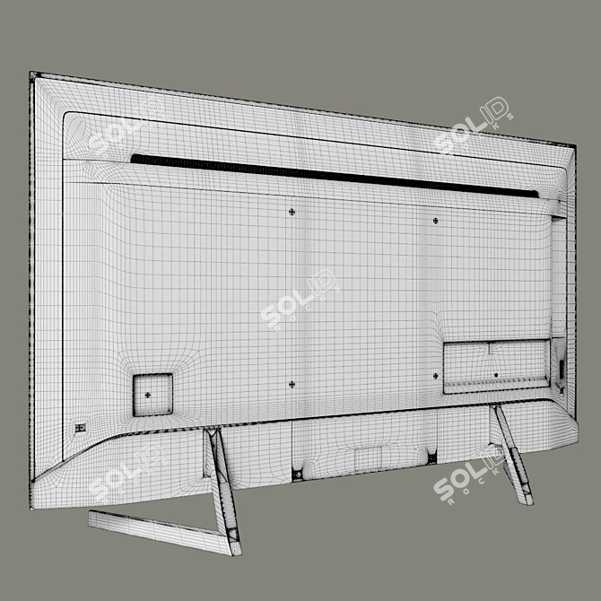 Sony KD-49XF9005 49" 4K HDR Smart TV 3D model image 3