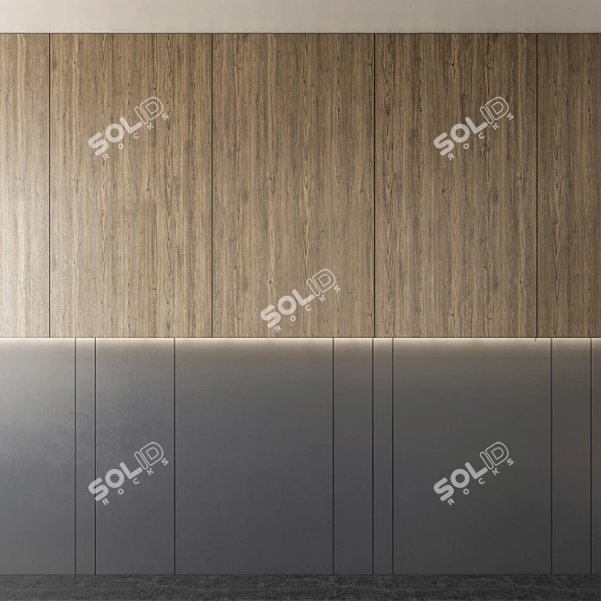 Elegant Wall Panel: Perfect for Interior Design 3D model image 1